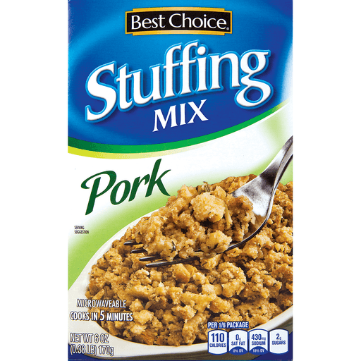 slide 1 of 1, Best Choice Pork Stuffing Mix, 6 oz