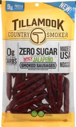 Tillamook Zero Sugar Jalapeno Sausages