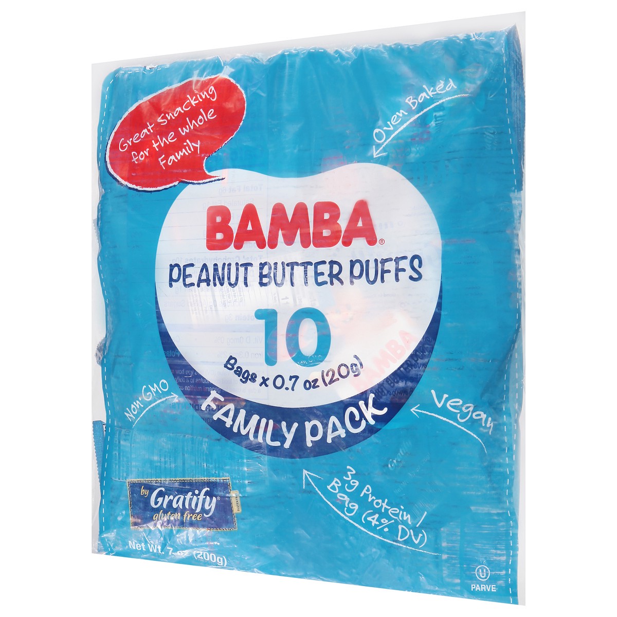 slide 3 of 9, Osem Bamba Peanut Butter Baby Puffs Family Pack - 7oz/10ct, 10 ct; 7 oz