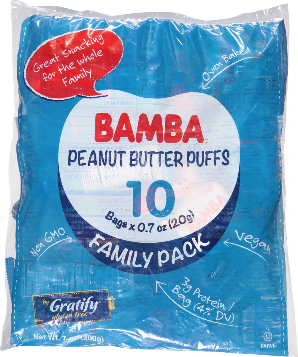 slide 6 of 9, Osem Bamba Peanut Butter Baby Puffs Family Pack - 7oz/10ct, 10 ct; 7 oz