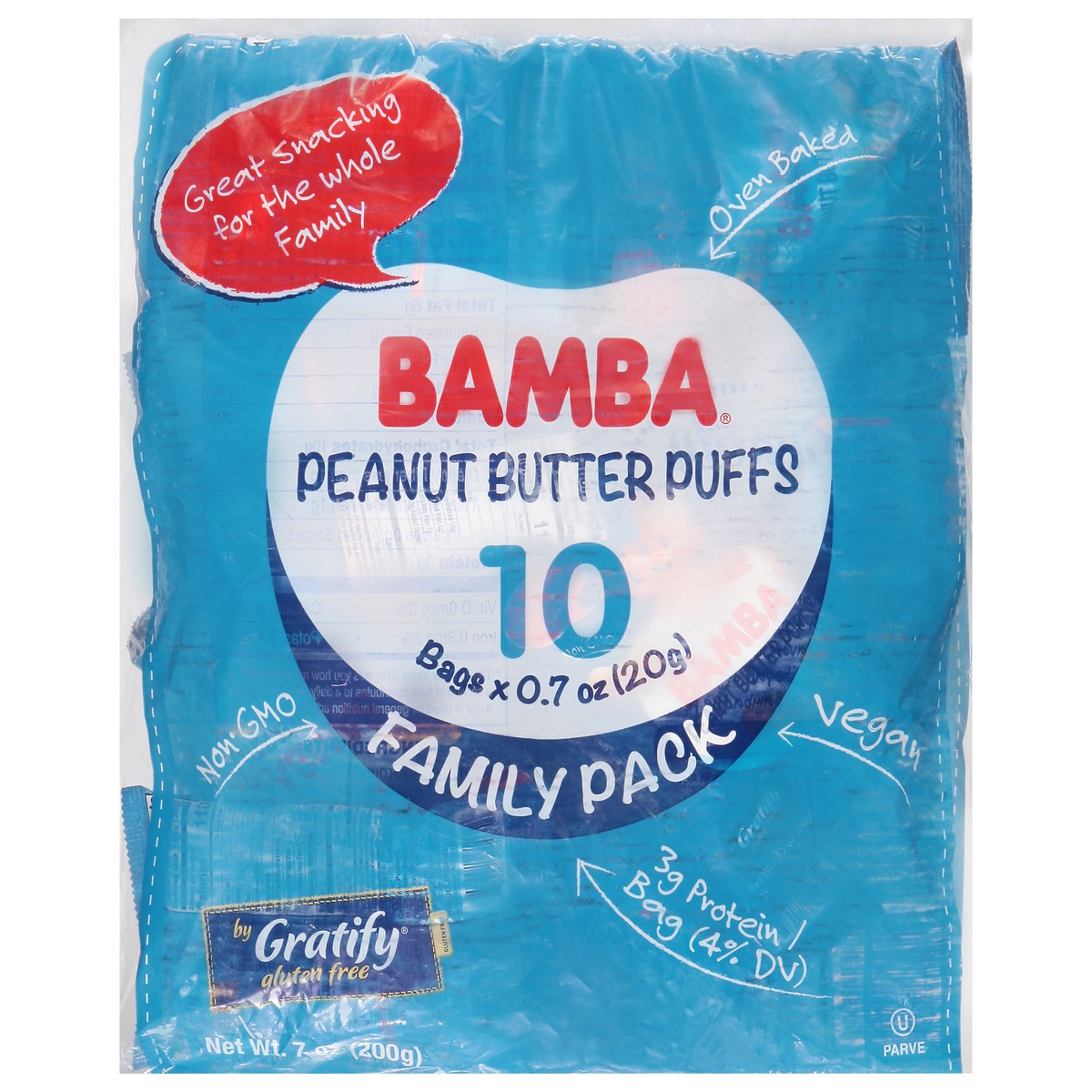 slide 1 of 9, Osem Bamba Peanut Butter Baby Puffs Family Pack - 7oz/10ct, 10 ct; 7 oz