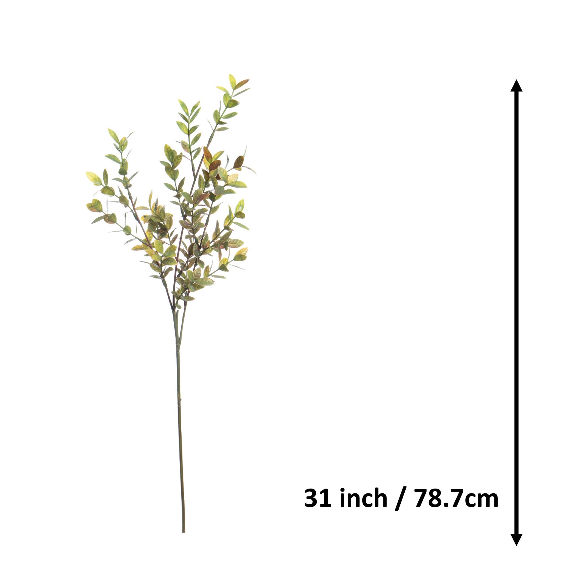slide 3 of 3, 31" Green Jasmine Leaves Stem By Ashland, 7 in x 3 in x 31 in