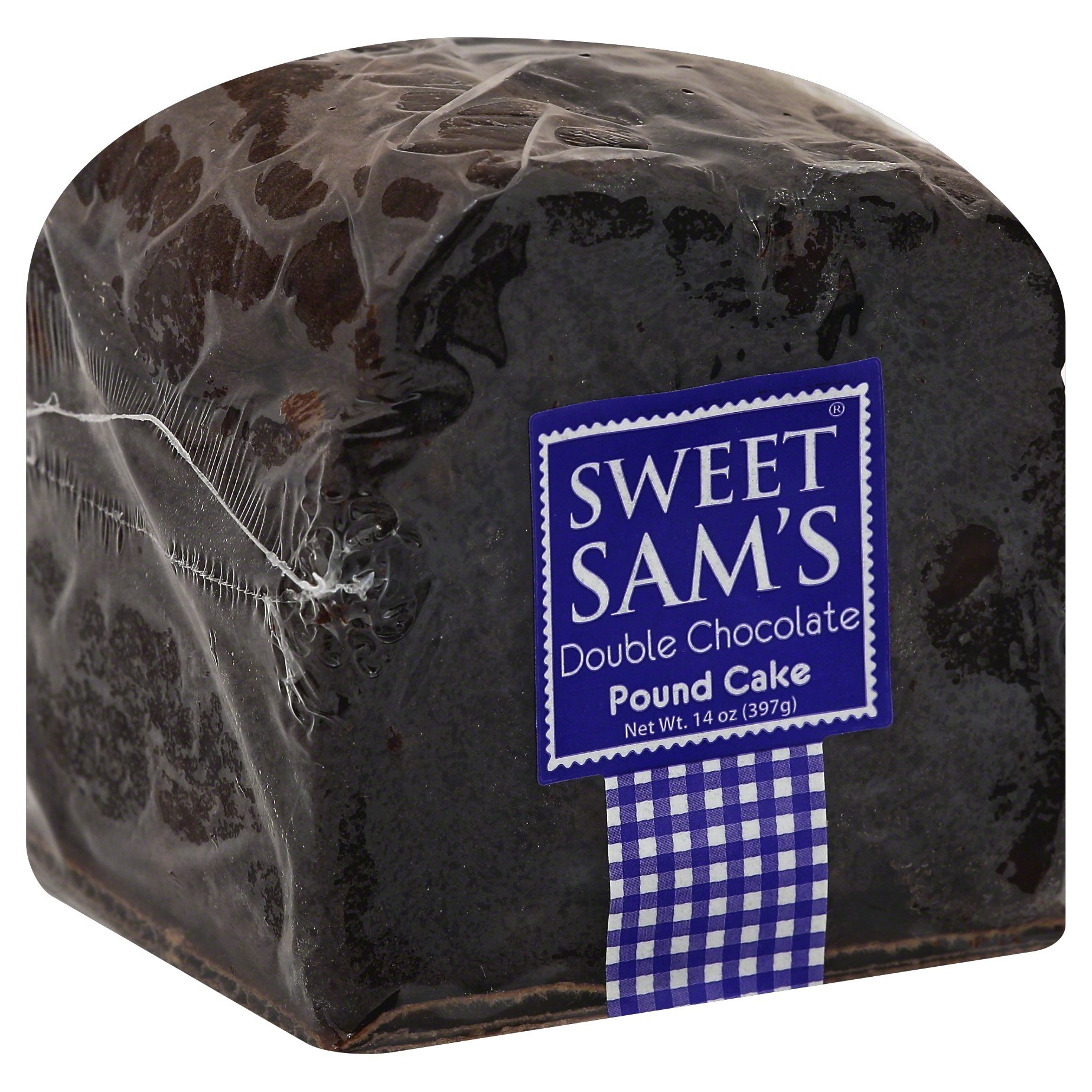 slide 1 of 1, Sweet Sam's Baking Company Pound Cake - Double Chocolate, 14 oz