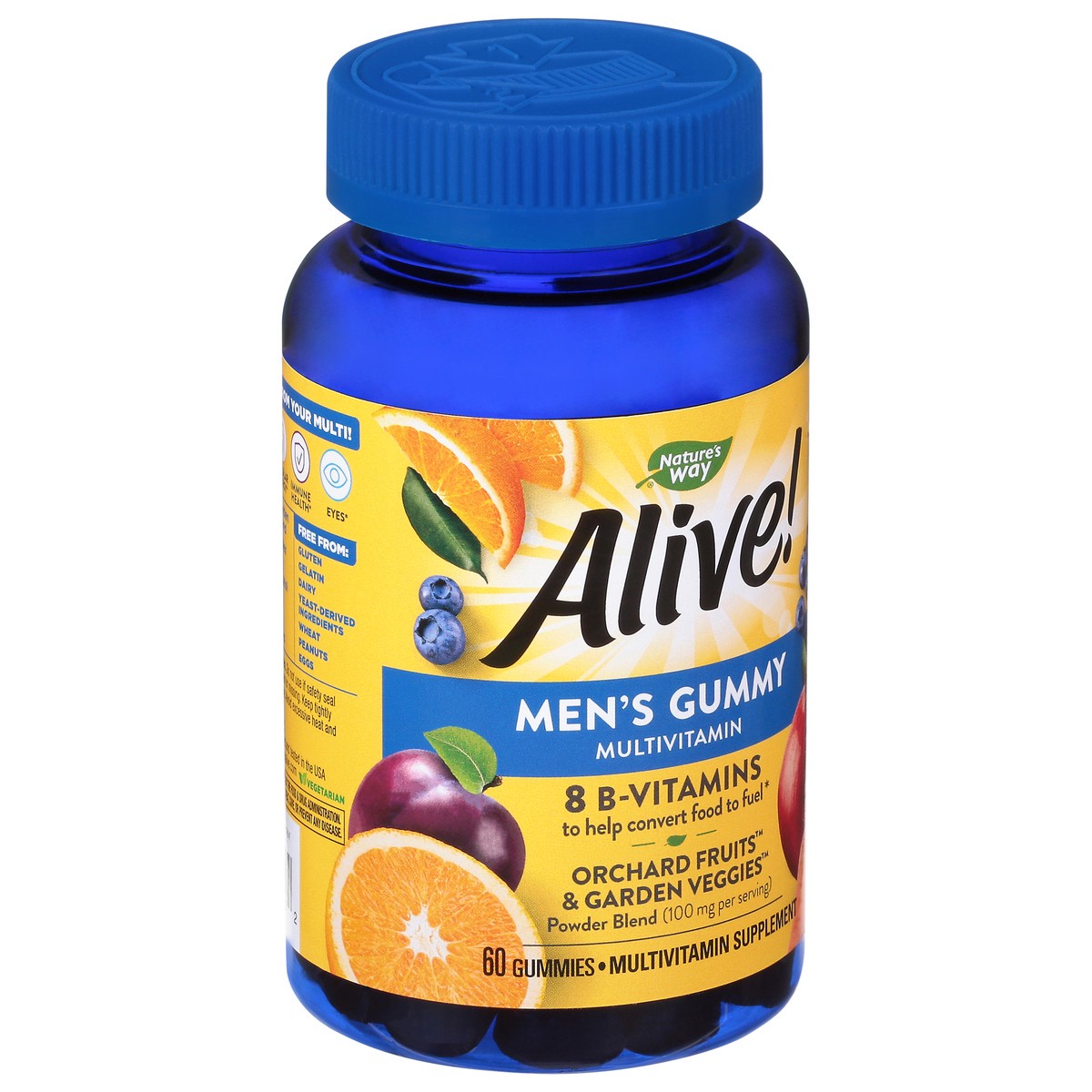 slide 9 of 9, Alive! Men's Multivitamins Dietary Supplement Gummies, 60 ct