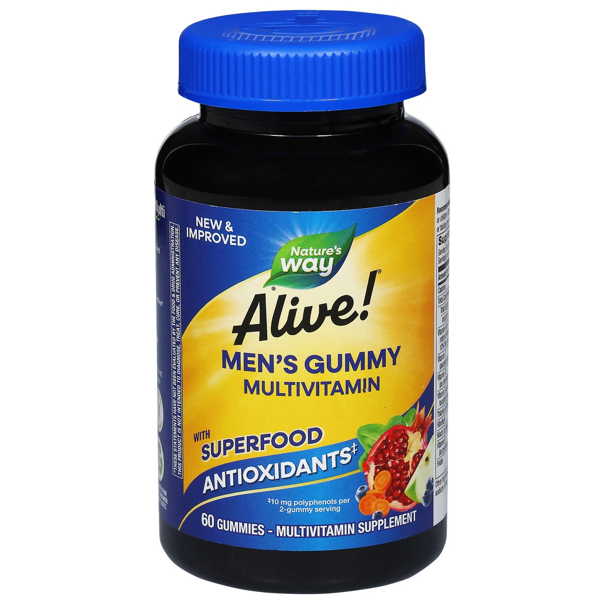slide 1 of 9, Nature's Way Alive! Men's Gummy Multivitamin, 60 ct