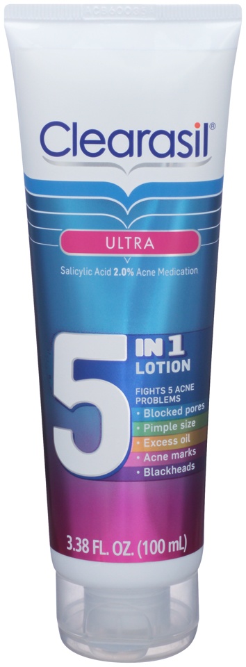 slide 1 of 1, Clearasil Ultra 5-in-1 Acne Medication Pads, 3.3 oz