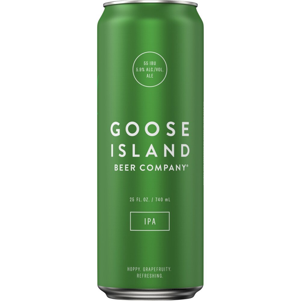 slide 3 of 5, Goose Island Beer Co. Ipa Beer Can, 25 fl oz