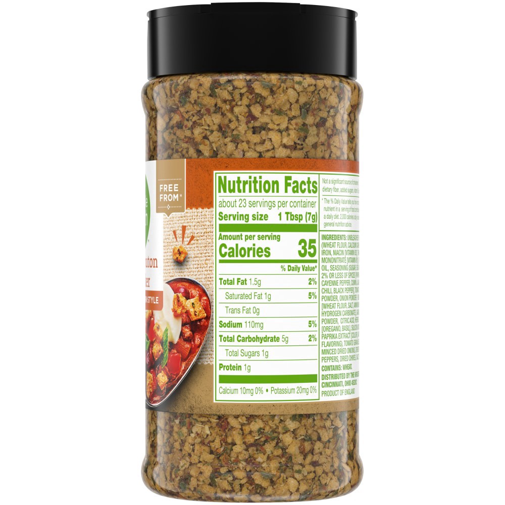 slide 2 of 3, Simple Truth Southwestern Style Mini Crouton Shaker, 5.7 oz