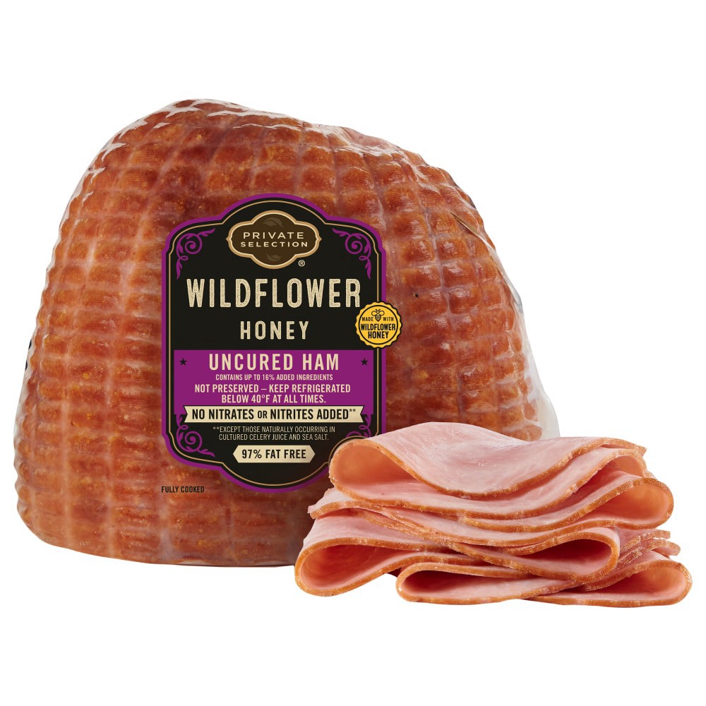 slide 1 of 2, Private Selection Wildflower Honey Ham Fresh Sliced Deli Meat, per lb