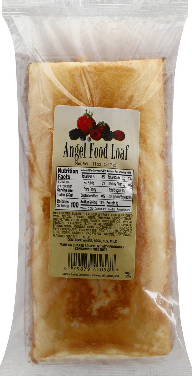 slide 6 of 9, Olson's Baking Co. Angel Food Loaf, 11 oz