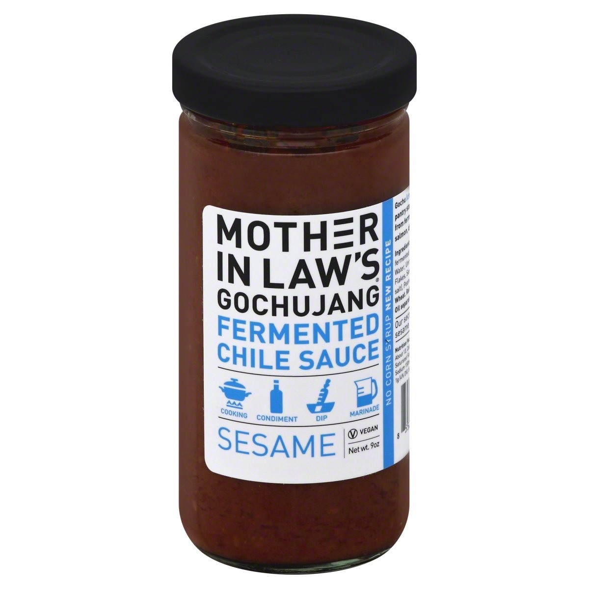 slide 1 of 1, Mother in Law's Kimchi Gochujang Fermented Chile & Seasme, 9 oz