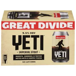Great Divide Brewing Co. Brewing Co. Yeti Imperial Stout 6 - 12 oz Cans