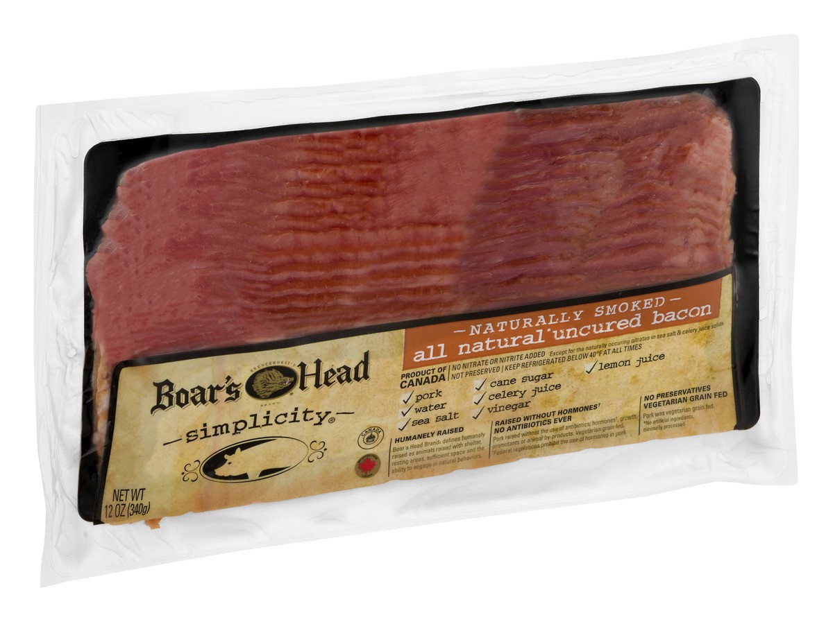 slide 11 of 11, Boar's Head Simplicity Smoked Bacon, 1 ct