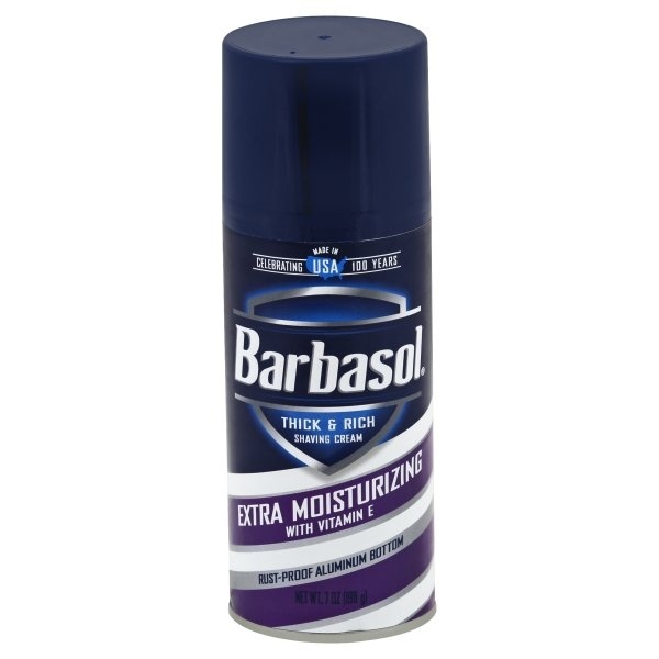 slide 1 of 6, Barbasol Extra Moisturizing With Vitamin E, 7 oz