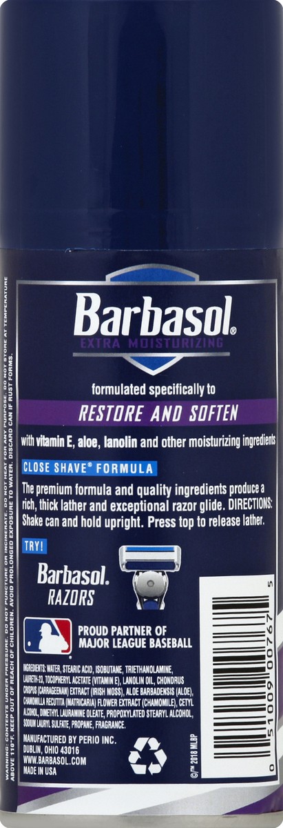 slide 6 of 6, Barbasol Extra Moisturizing With Vitamin E, 7 oz