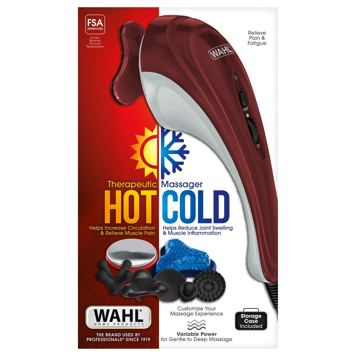 slide 1 of 2, Wahl Hot Cold Therapeutic Massager 1 ea, 1 ct