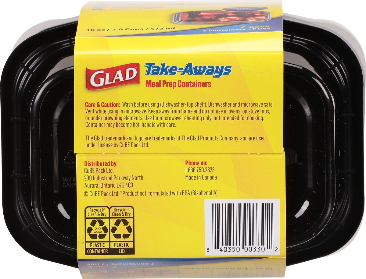 slide 7 of 10, Glad Take-Aways Deli Snack, 7 ct