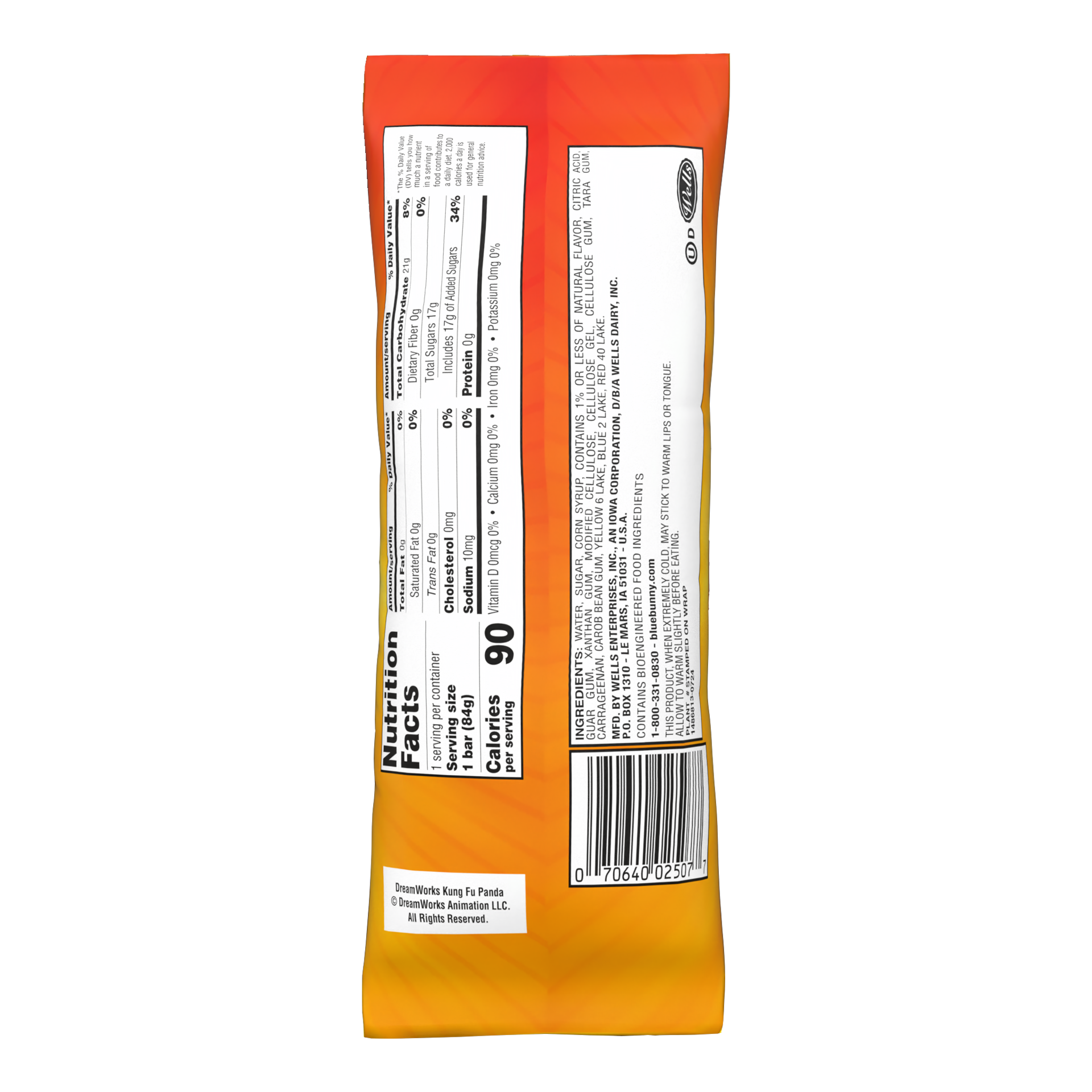 slide 3 of 4, Blue Bunny Kung Fu Panda, 3.75 oz