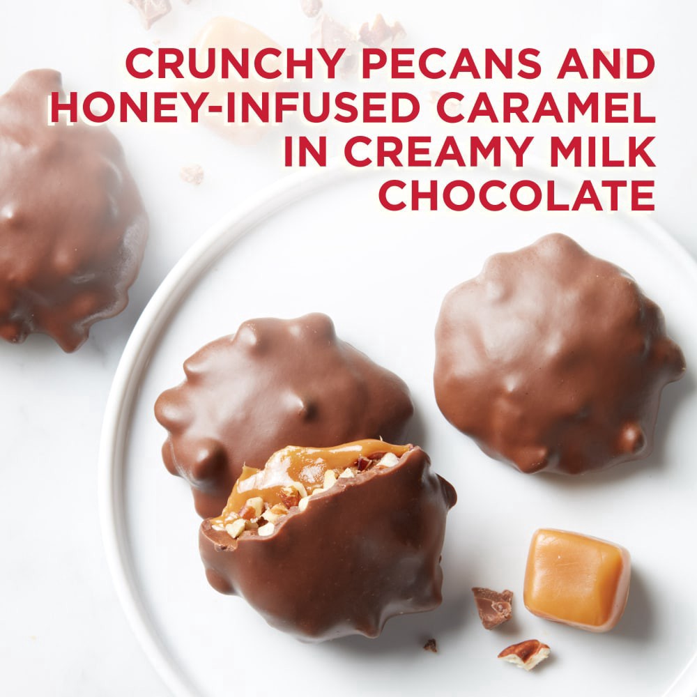 slide 6 of 6, PANGBURN's OF TEXAS Milk Chocolate Millionaires Valentine's Day Heart Gift Box, 4.3 oz