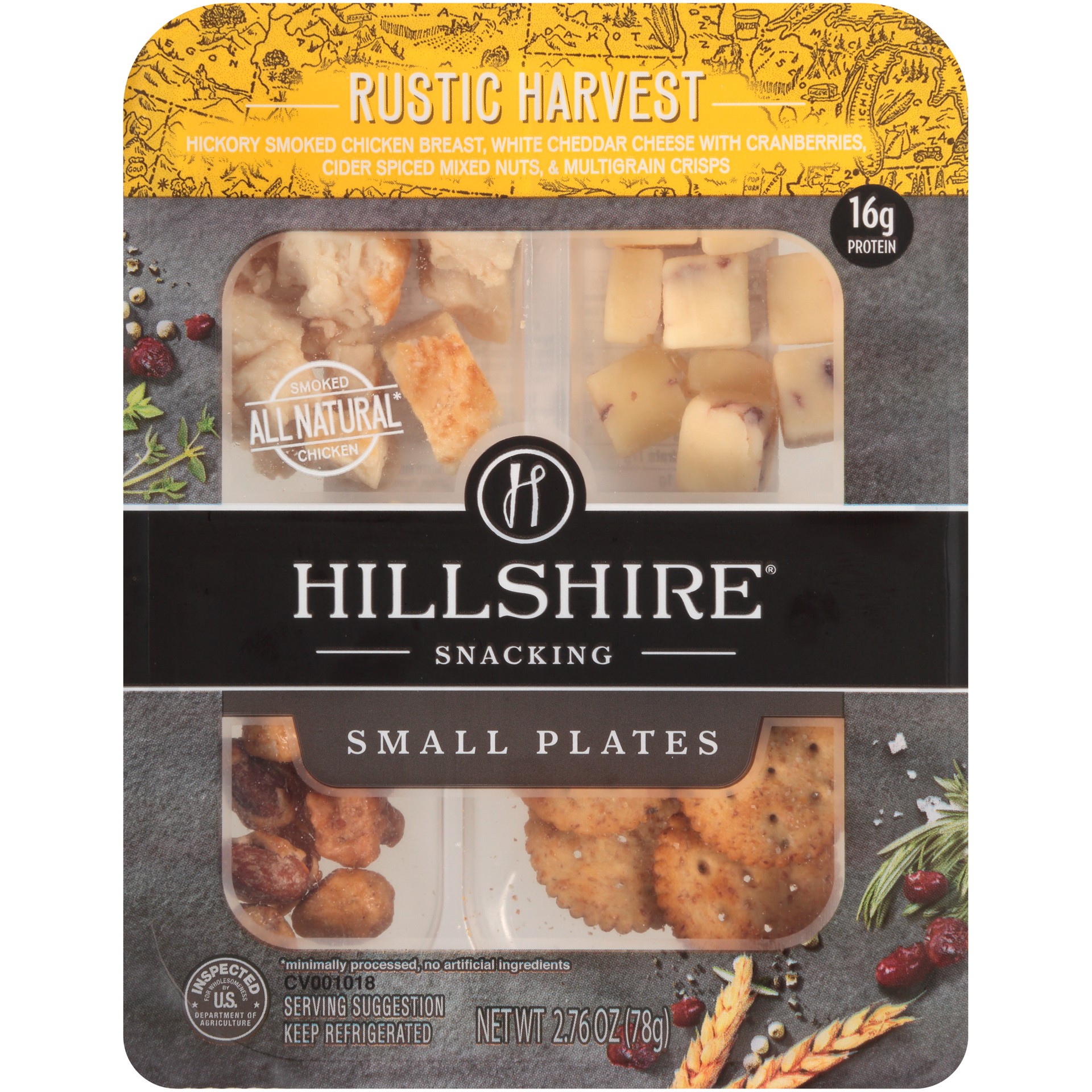 slide 1 of 5, HILLSHIRE Small Plates, Rustic Harvest, 78.25 g