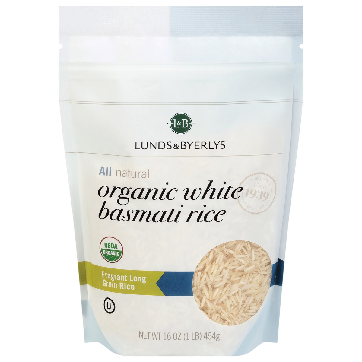 slide 1 of 4, Lunds & Byerlys Organic White Basmati Rice 16 oz, 16 oz
