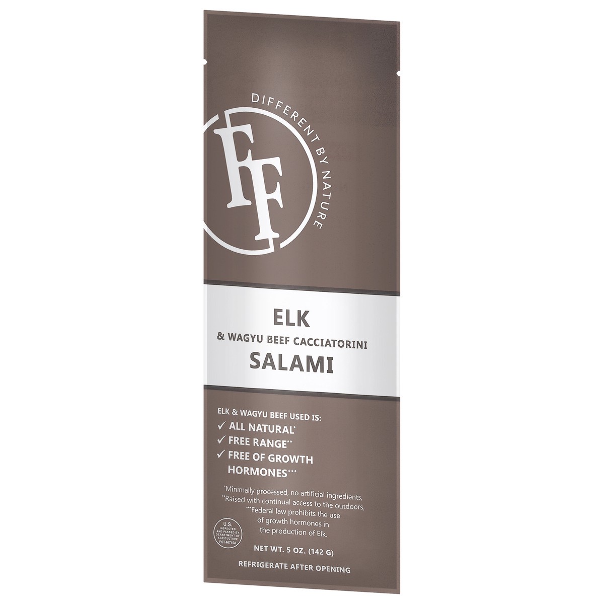 slide 3 of 4, Fossil Farms Elk & Wagyu Beef Cacciatorini Salami 5 oz, 5 oz