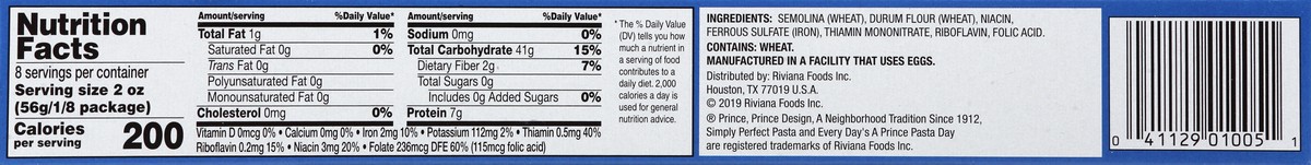 slide 8 of 10, Prince Fettuccine 16 oz, 16 oz