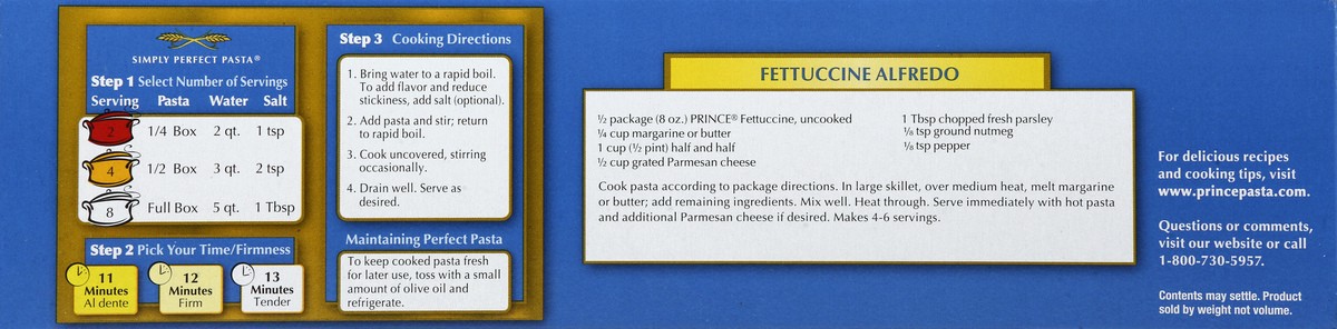 slide 3 of 10, Prince Fettuccine 16 oz, 16 oz