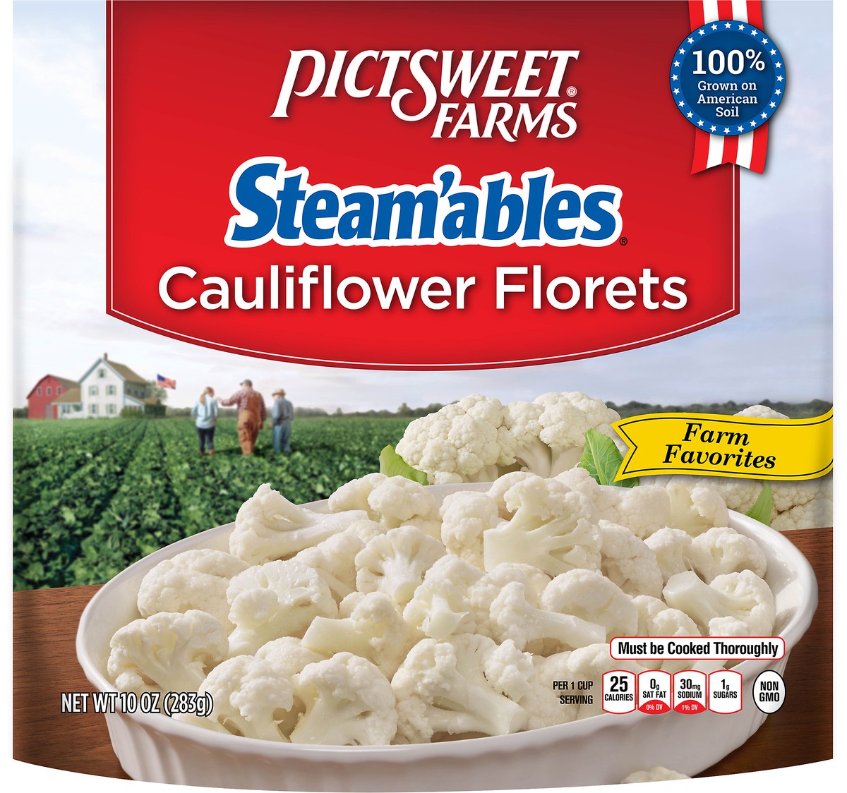 slide 3 of 6, Pictsweet Farms Steamables Cauliflower Florets - 10 Oz, 10 oz