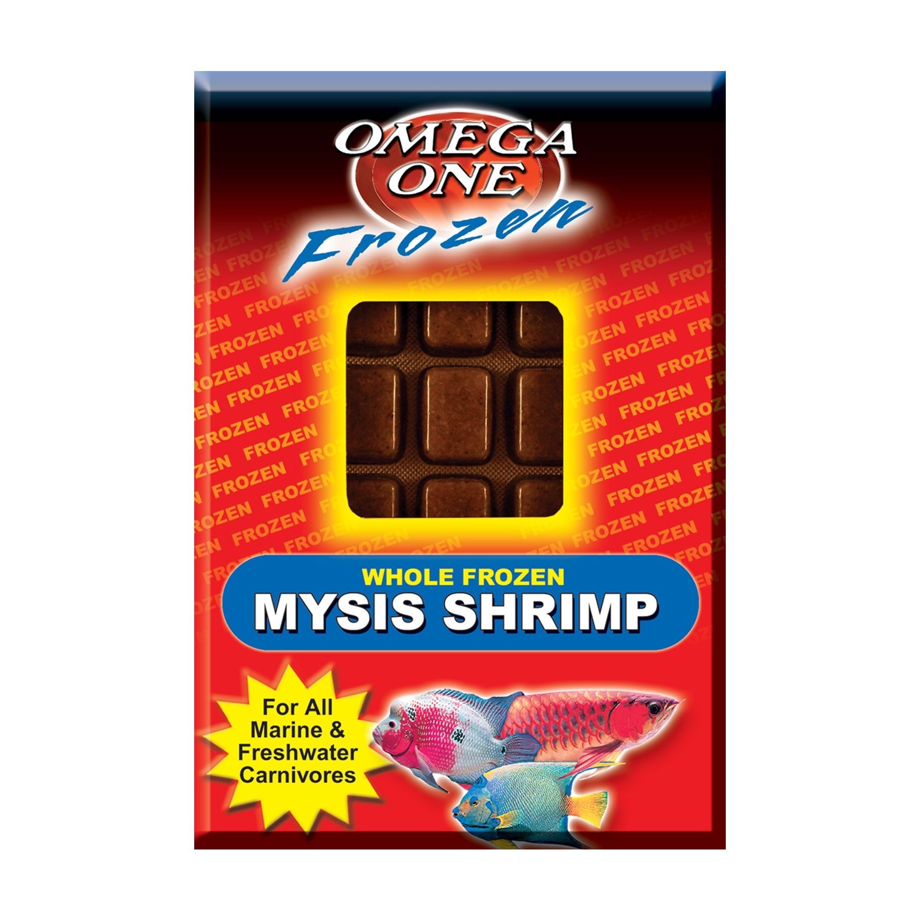 slide 1 of 1, Omega One Frozen Mysis Shrimp Fish Food, 3.5 oz