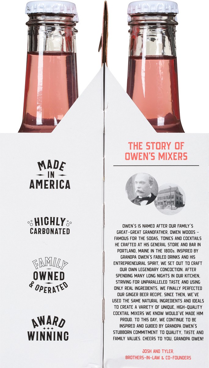 slide 2 of 9, Owen's Non-Alcoholic Rio Red Grapefruit Cocktail Mixer - 250 ml, 4 ct; 8.5 oz