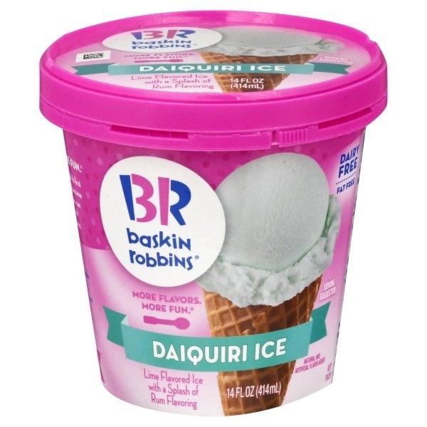 slide 1 of 9, Baskin-Robbins Daiquiri Ice 14 fl oz,