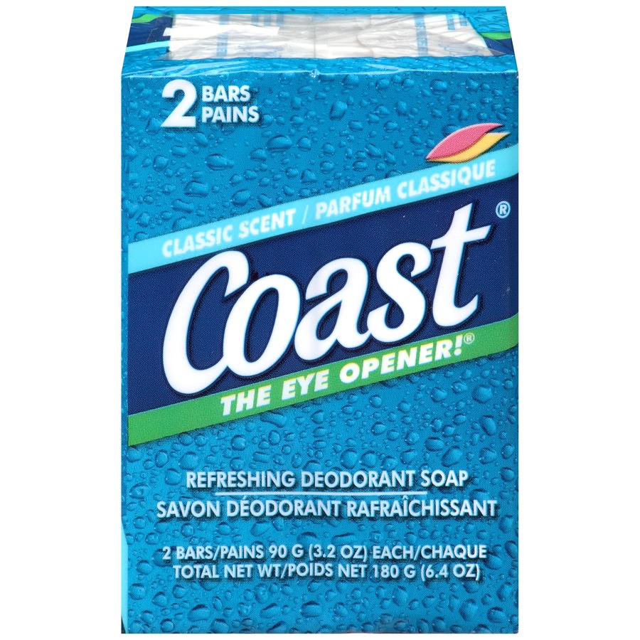 slide 1 of 1, Coast Refreshing Deodorant Soap, 2Ct, 2 ct