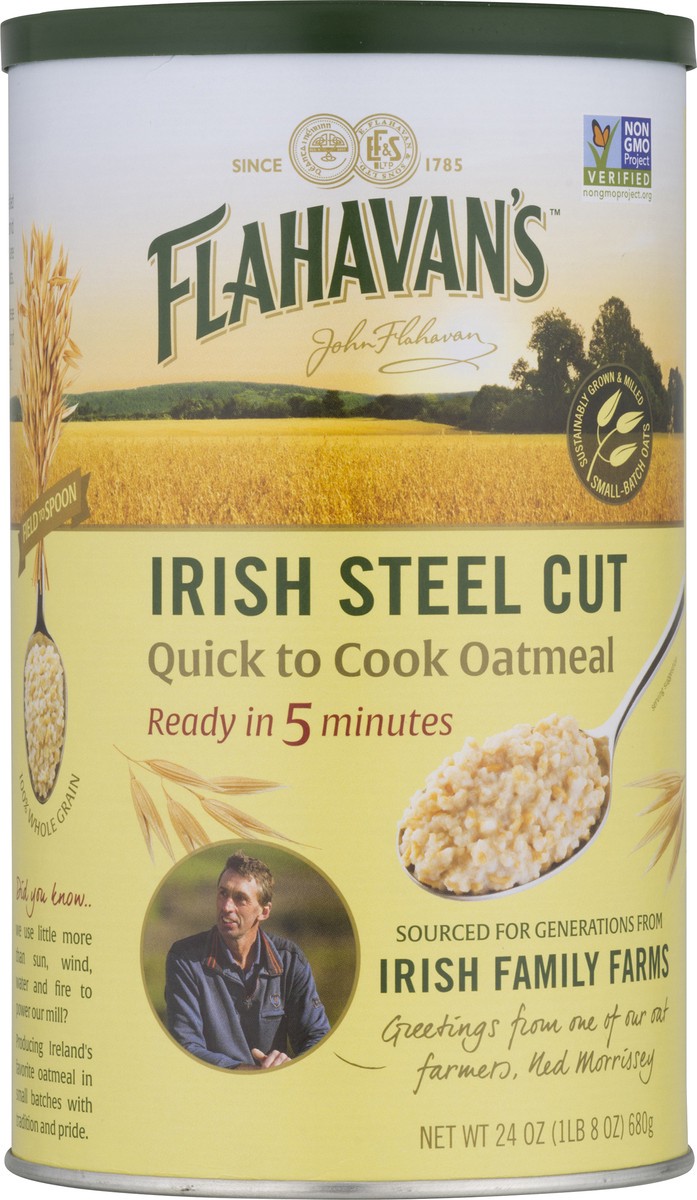 slide 1 of 12, Flahavan's Irish Steel Cut Oatmeal 24 oz, 24 oz