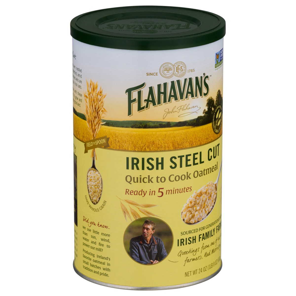 slide 4 of 12, Flahavan's Irish Steel Cut Oatmeal 24 oz, 24 oz