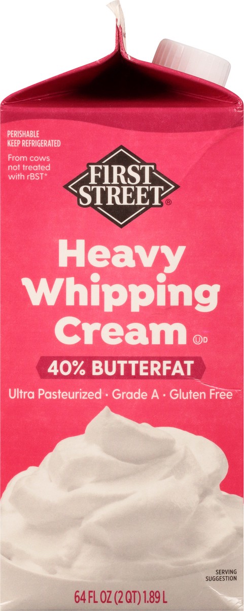 slide 7 of 9, First Street Heavy Whipping Cream, 64 oz