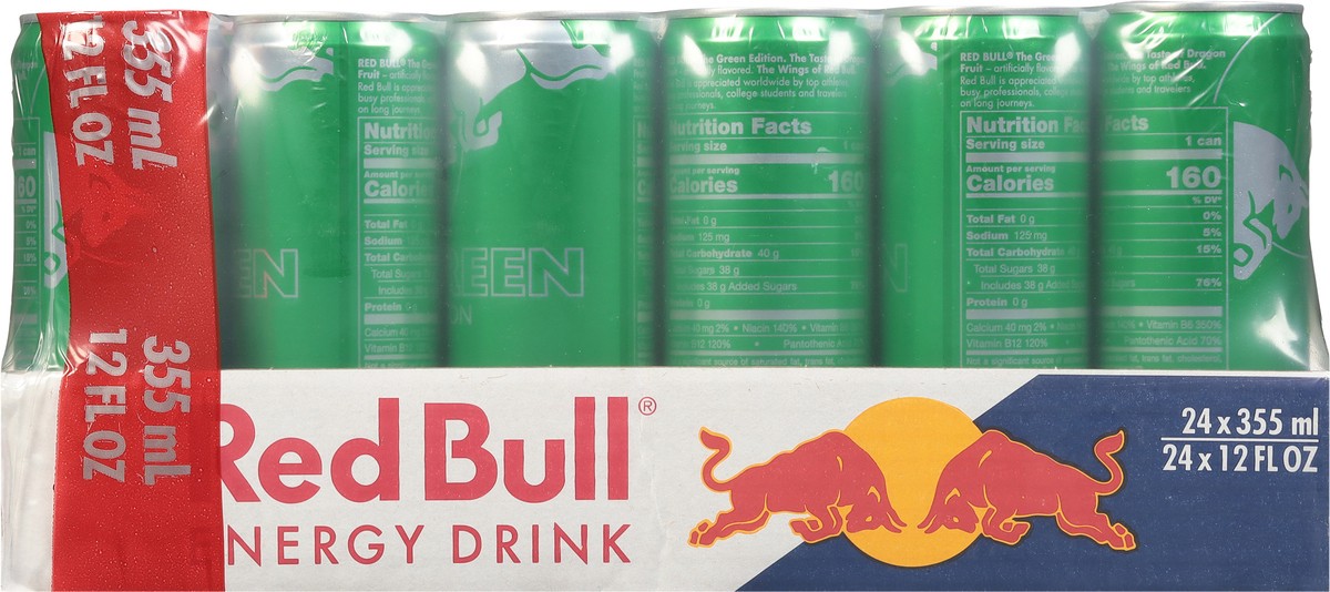 slide 7 of 9, Red Bull Energy Drink, Dragon Fruit, 24 ct; 12 oz