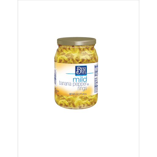 slide 1 of 1, Best Yet Mild Banana Pepper Rings, 16 fl oz
