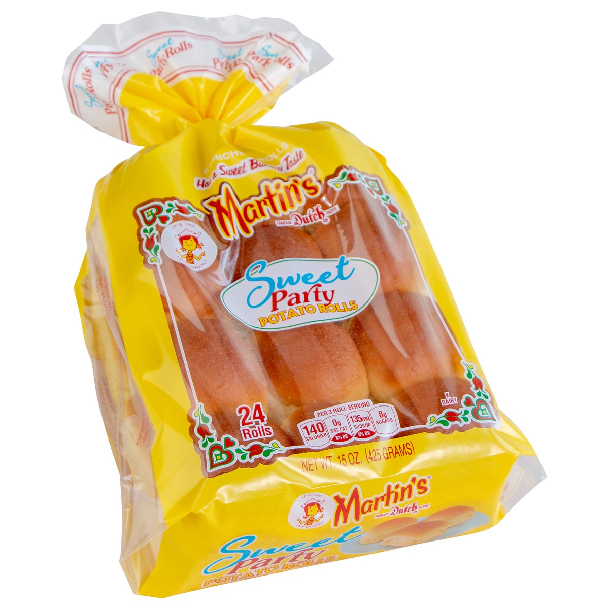 slide 10 of 14, Martin's Party Sweet Potato Rolls 24 ea, 24 ct