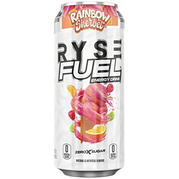 slide 1 of 1, RYSE Fuel Zero Sugar Rainbow Sherbet Energy Drink 16 fl oz, 16 fl oz