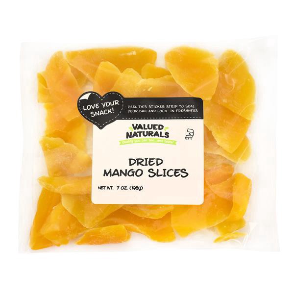 slide 1 of 1, Valued Naturals Dried Mango Slices, 7 oz