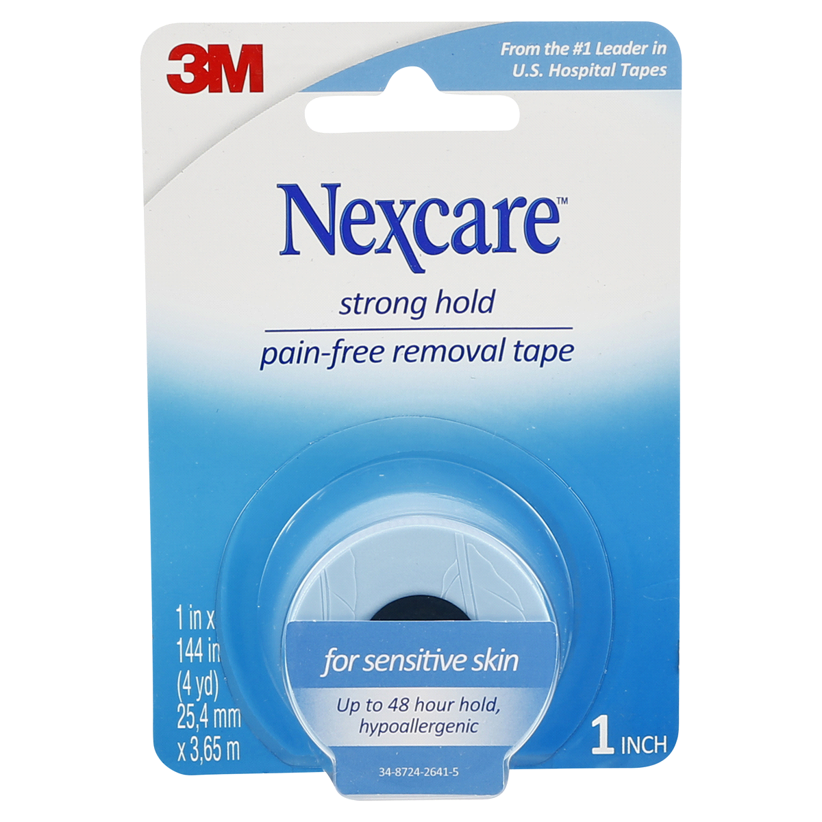 slide 1 of 1, Nexcare Sensitive Skin Tape Low Trauma Tape, 1 ct