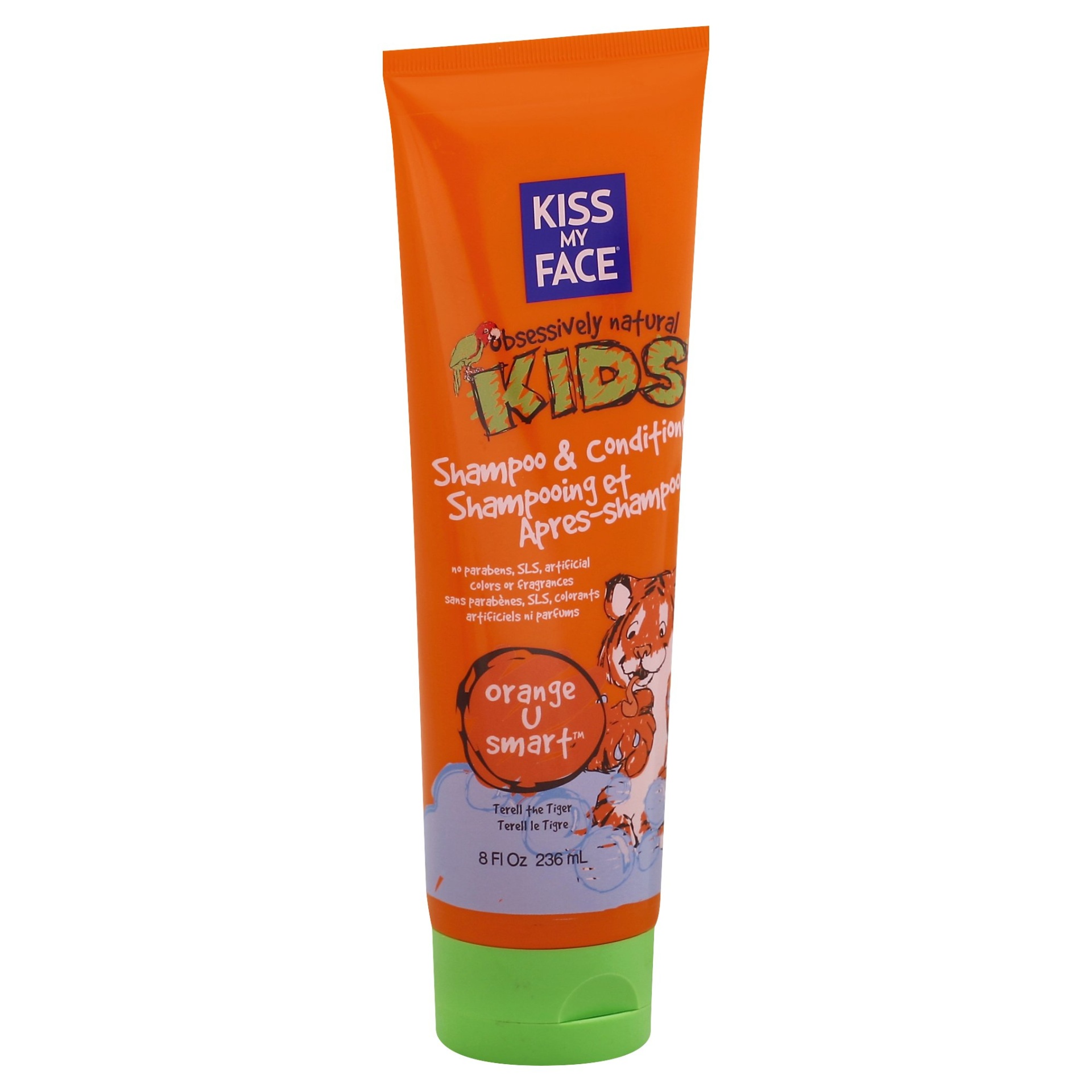 slide 1 of 1, Kiss My Face Kids 2 in 1 Shampoo & Conditioner, 8 fl oz