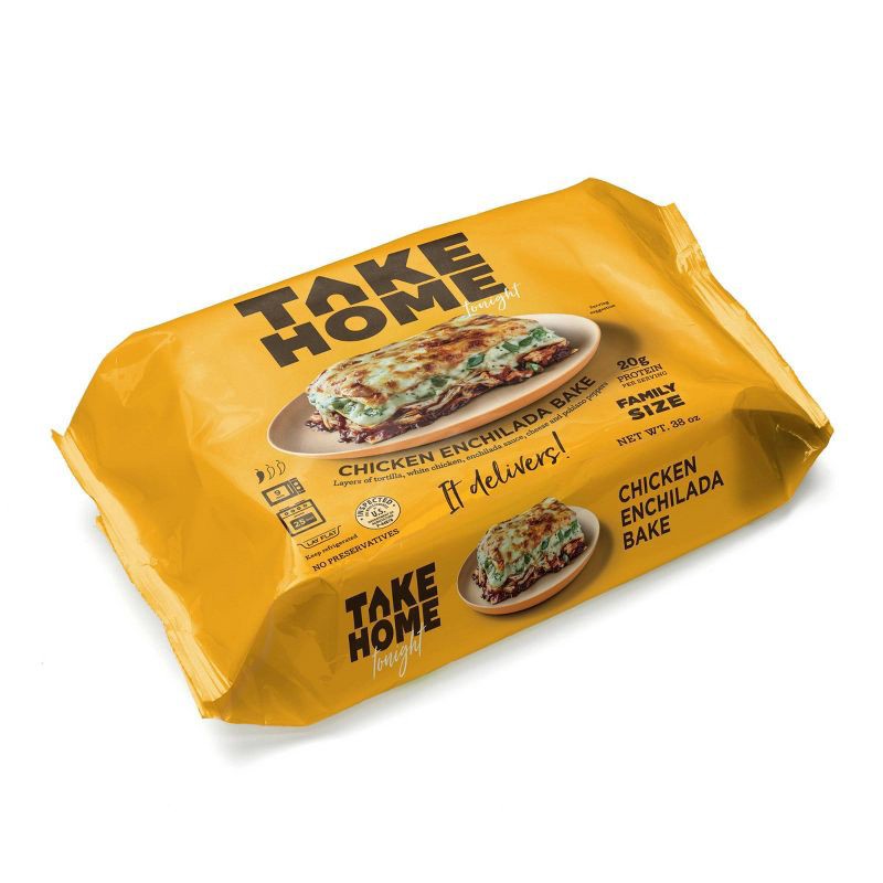 slide 2 of 5, Take Home Tonight Chicken Enchilada Lasagna, 38 oz