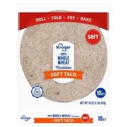 Kroger® 100% Whole Wheat Tortillas Soft Taco
