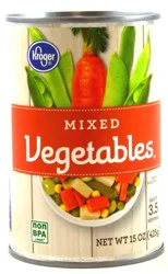 Kroger Mixed Vegetables