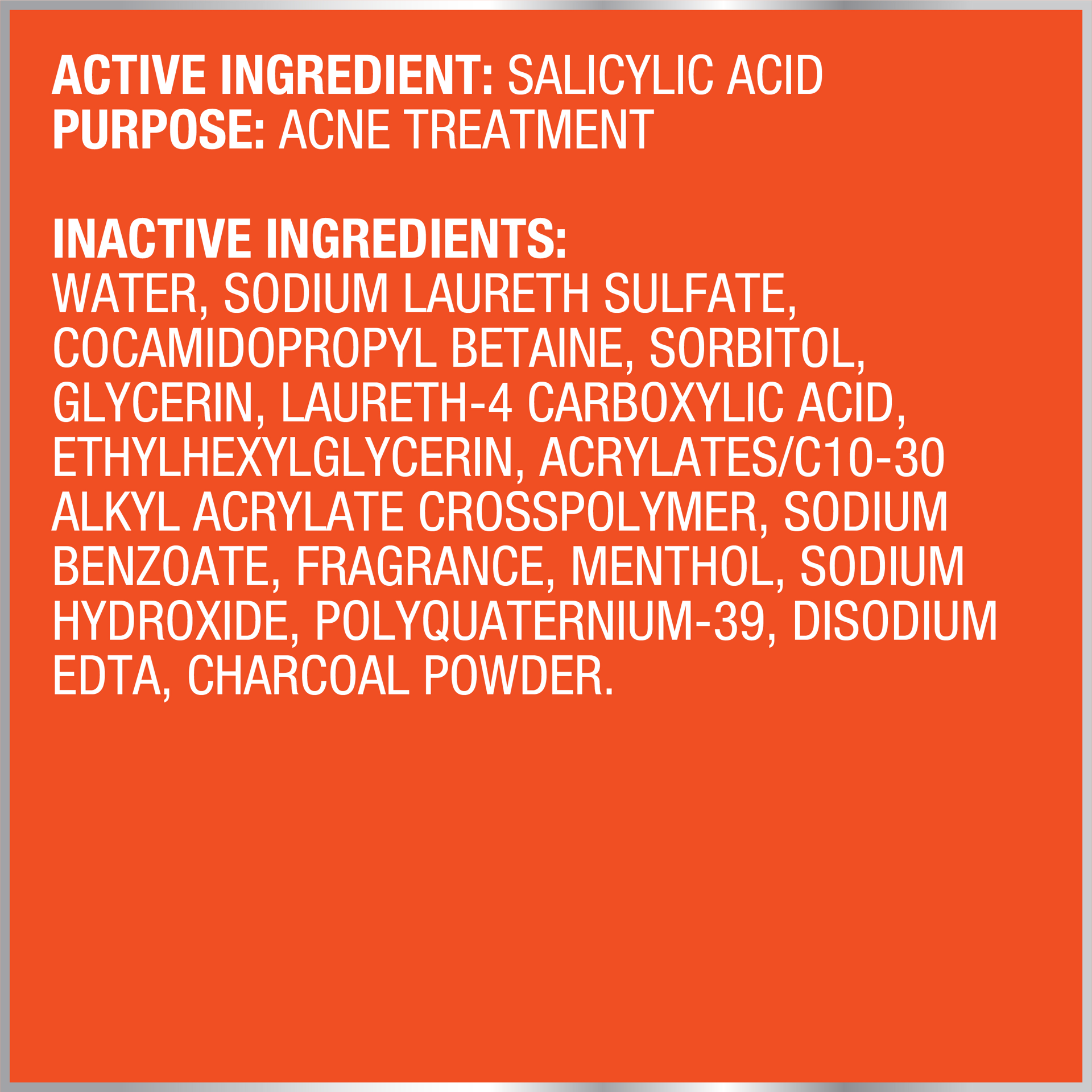 slide 2 of 5, Biore Charcoal Acne Clean, 6.77 oz