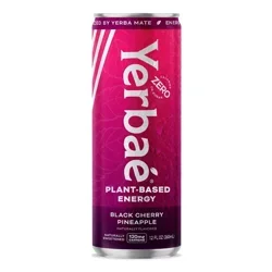 Yerbae Plant-Based Energy Yerbae Black Cherry Pineapple Plant Based Energy Drink- 12 fl oz