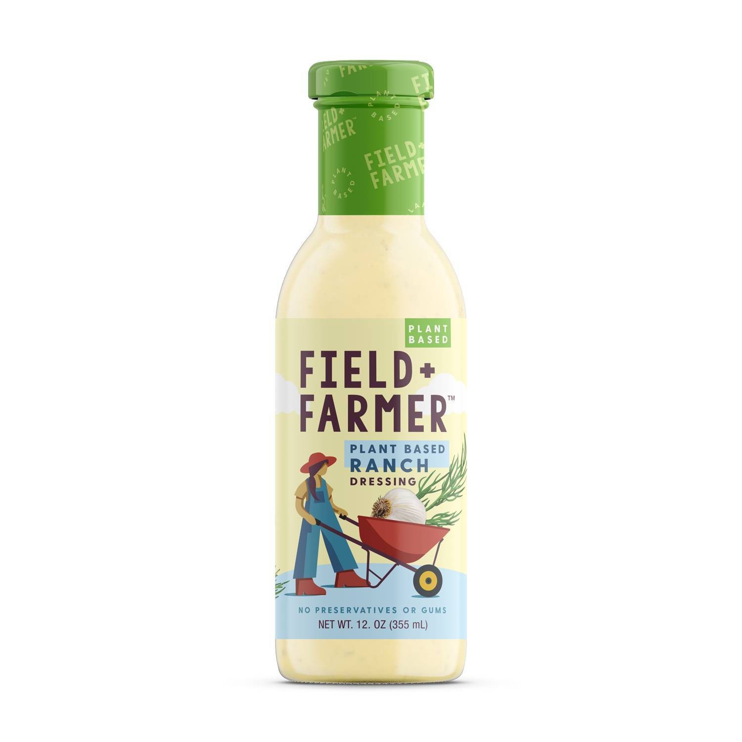 slide 1 of 1, Field & Farmer Creamy Plant Based Ranch Salad Dressing, 1 ct