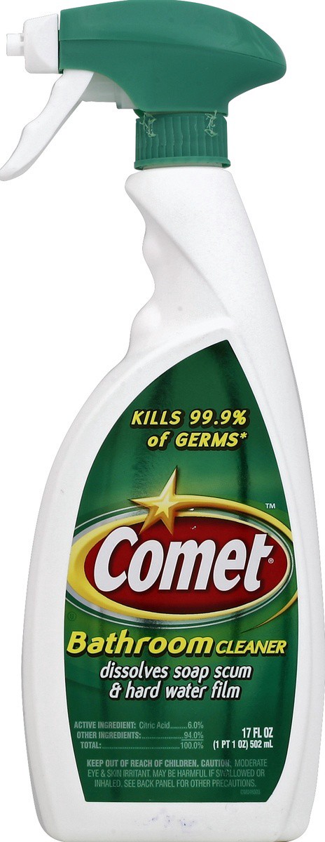 slide 2 of 3, Comet Spray Bathroom Cleaner, 17 oz